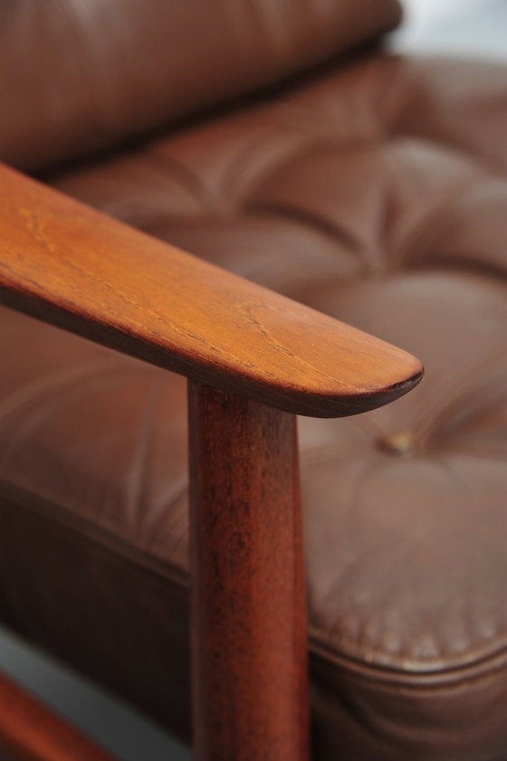 Image 1 of Arne Vodder fauteuil model FD 164 in teak voor France & Son 1960