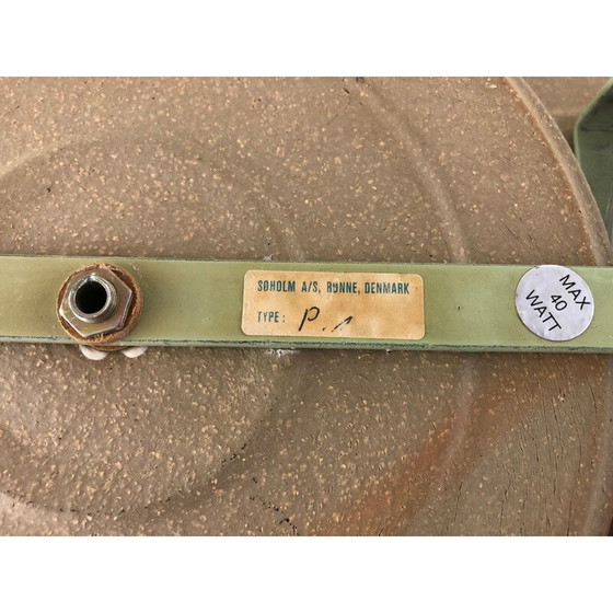 Image 1 of Vintage steengoed wandlamp van Noomi Backhausen en Paul Brandborg voor Søholm, Denemarken 1960