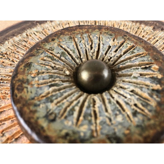 Image 1 of Vintage steengoed wandlamp van Noomi Backhausen en Paul Brandborg voor Søholm, Denemarken 1960