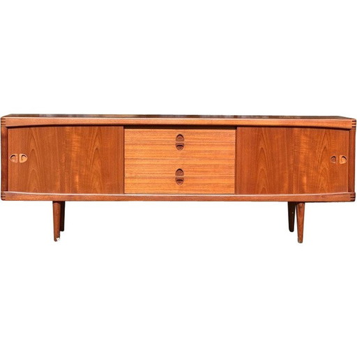 Deens vintage teakhouten dressoir van H.W. Klein voor Brahmin