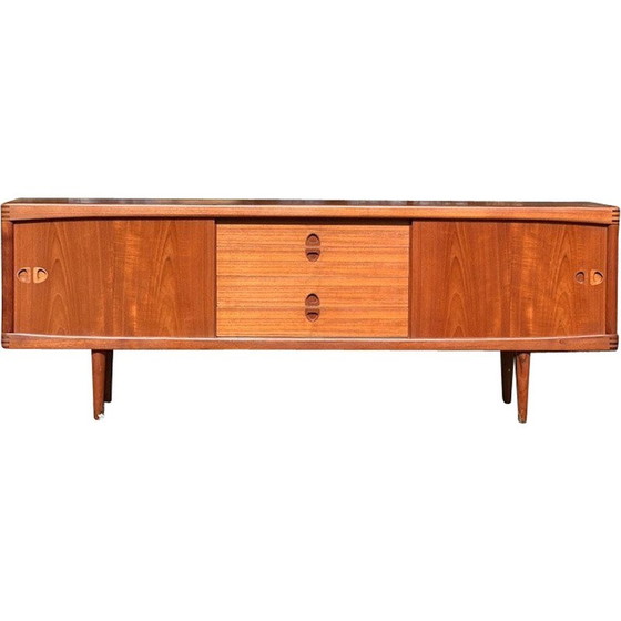 Image 1 of Deens vintage teakhouten dressoir van H.W. Klein voor Brahmin