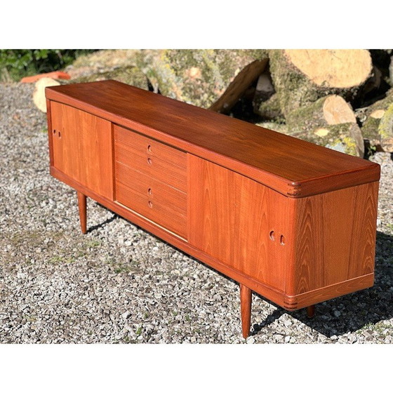 Image 1 of Deens vintage teakhouten dressoir van H.W. Klein voor Brahmin
