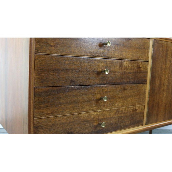 Image 1 of Mid century compact dressoir met generfd Indisch Laurier front van Robert Heritage