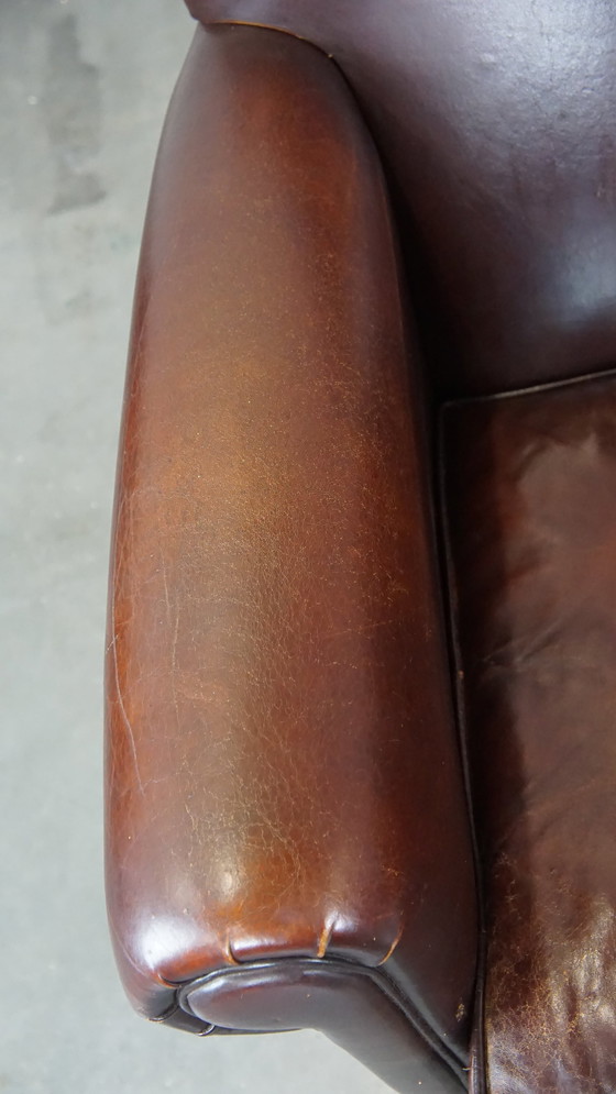 Image 1 of 2 X Design Fauteuil/ Armchair Gemaakt Van Schapenleer