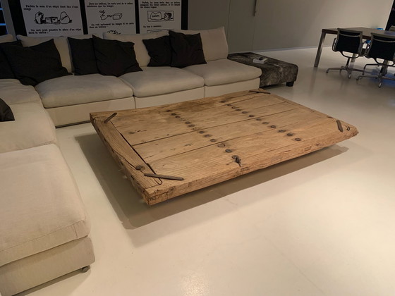 Image 1 of Vintage industriele salontafel