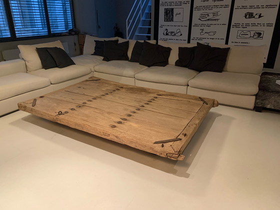 Image 1 of Vintage industriele salontafel