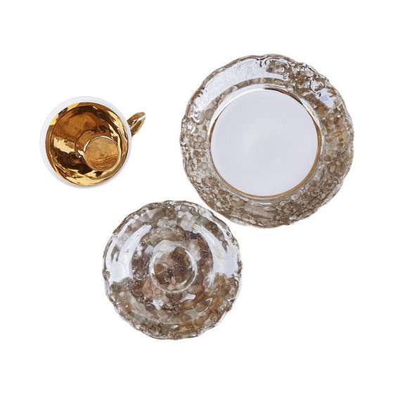 Image 1 of Vintage marmeren schilderij ontbijtservies voor Wawel, Polen 1970