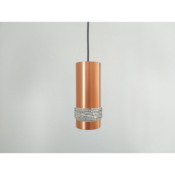 Image 1 of Set van 5 vintage hanglampen, Denemarken 1970