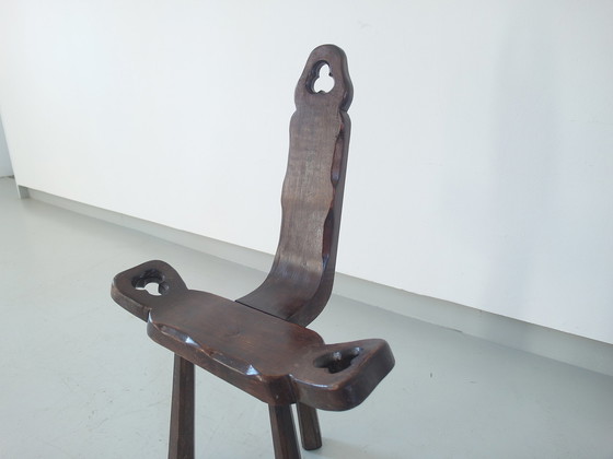 Image 1 of Brutalist Decoratieve Spaanse kruk