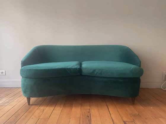 Image 1 of 1950´S Fluwelen Sofa