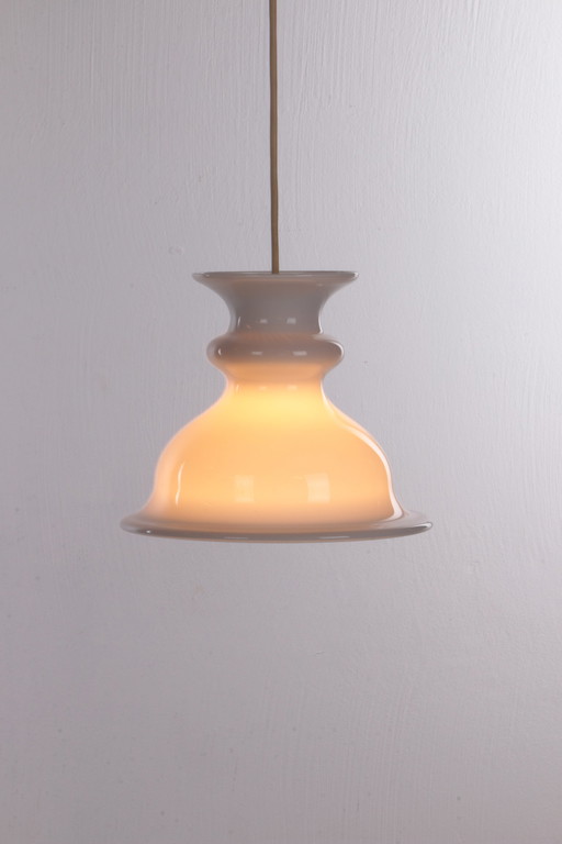 Holmegaard Vintage Deense Tivoli hanglamp van Sidse Werner,1980 Denemarken.
