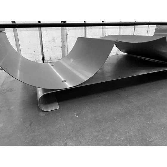 Image 1 of Vintage salontafel door François Monnet voor Kappa, Frankrijk 1974