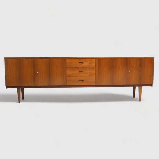 Vintage dressoir, sideboard - teak, jaren '60