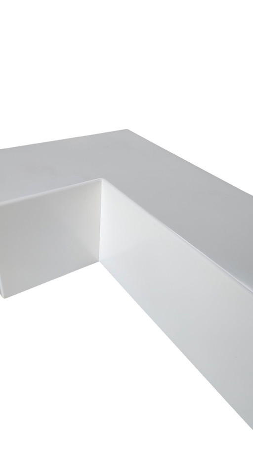 Vintage L Vormige Salontafel 1980S