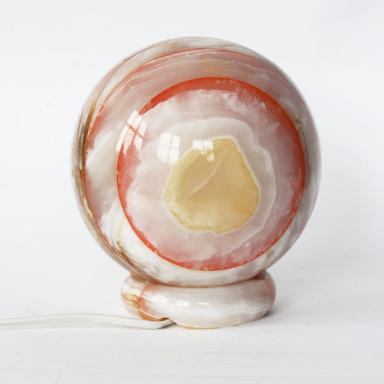 Image 1 of Vintage Onyx Bal Tafellamp