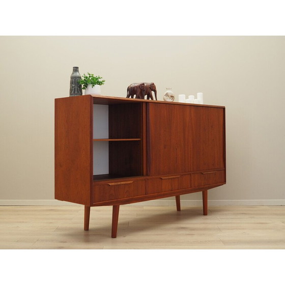 Image 1 of Vintage teakhouten highboard, Denemarken 1970