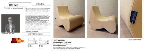 Image 1 of La Cividina modulaire fauteuil van Fulvio Bulfoni