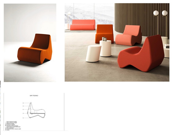 Image 1 of La Cividina modulaire fauteuil van Fulvio Bulfoni