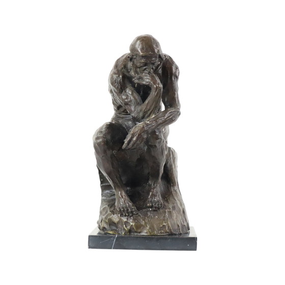 Image 1 of Bronzen Beeld De Denker