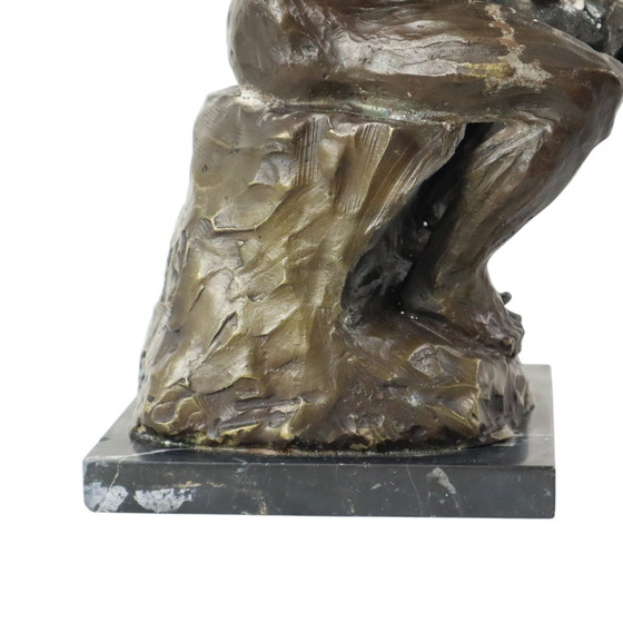 Image 1 of Bronzen Beeld De Denker