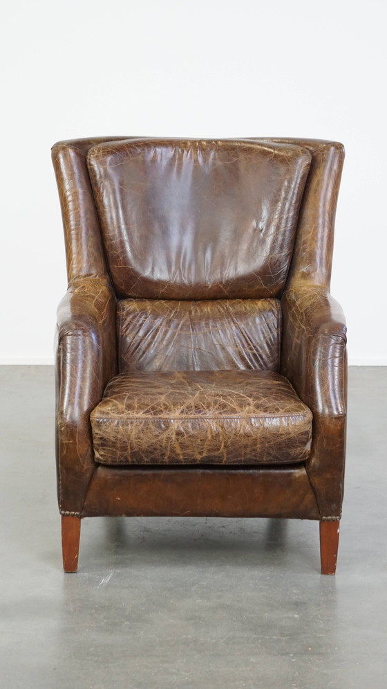 Image 1 of Rundlederen Armchair
