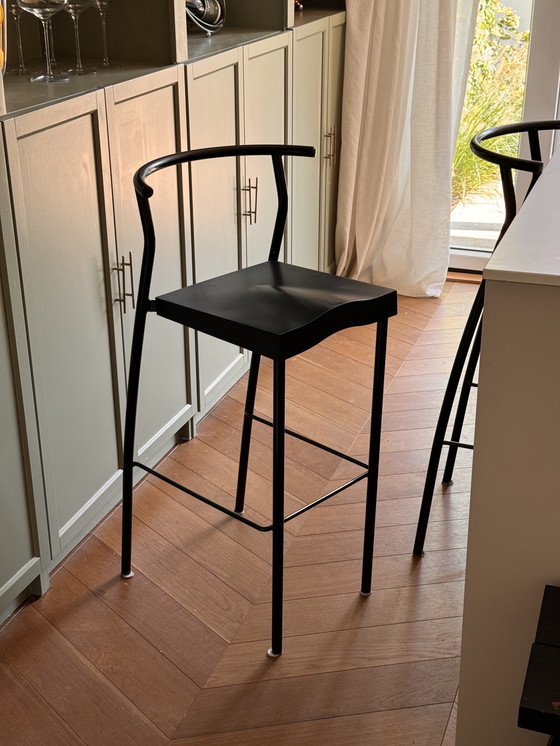 Image 1 of 2x Kartell Barkruk Hi-Glob Door Philippe Starck