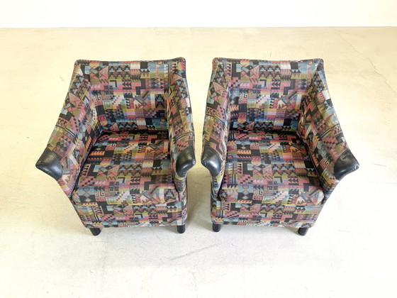 Image 1 of Set van 2 vintage Mid Century fauteuils Walter Knoll 1970 fauteuil