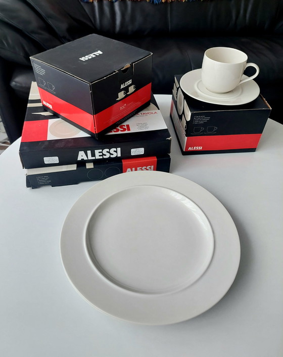 Image 1 of Alessi Ettore Sottsass Set van 4 Borden en 4 Koppen