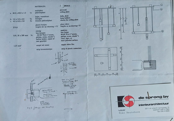 Image 1 of Plafondlamp L40 Gerrit Rietveld