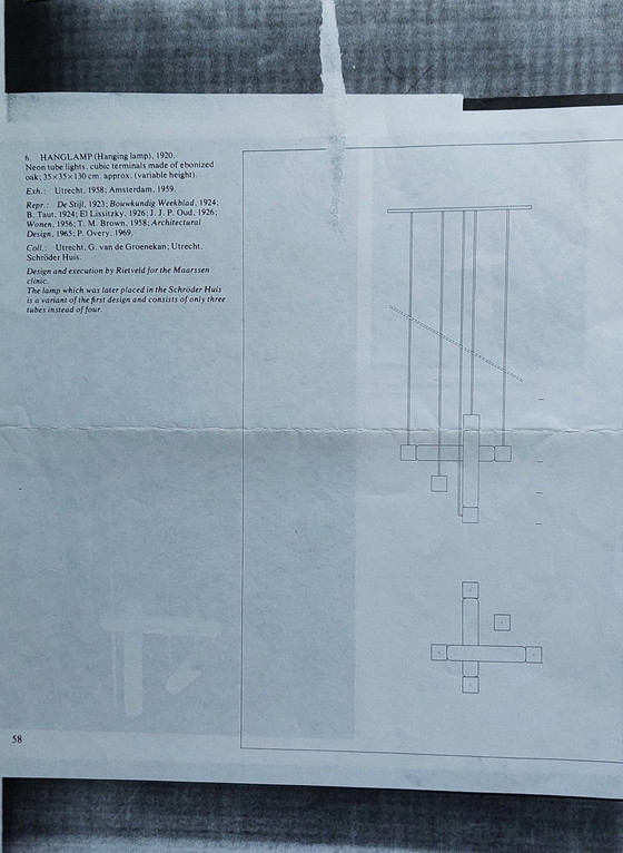 Image 1 of Plafondlamp L40 Gerrit Rietveld