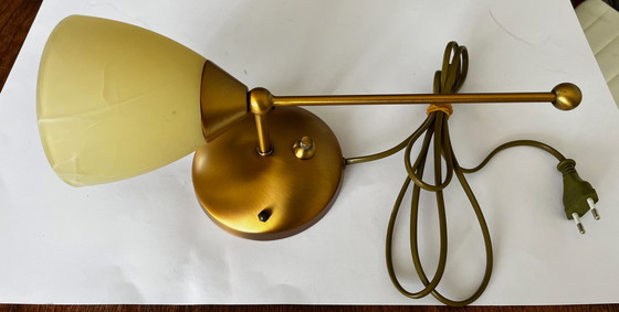 Image 1 of Vintage Steinhauer 'Burgundy' wandlamp