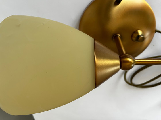 Image 1 of Vintage Steinhauer 'Burgundy' wandlamp