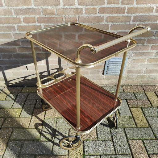 Mid Century modern serving trolley