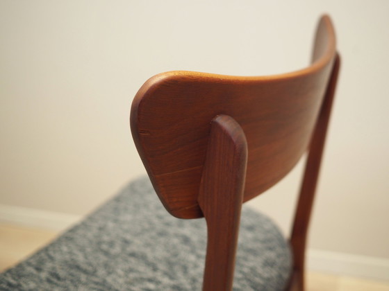 Image 1 of Set van vier teakhouten stoelen, Deens ontwerp, 1970S, Productie: Denemarken