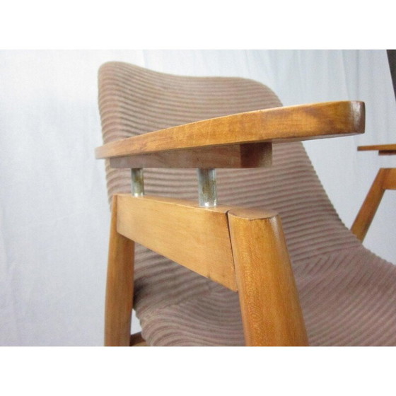 Image 1 of Vintage fauteuil van Miroslav Navrátil, Tsjecho-Slowakije - jaren 1950