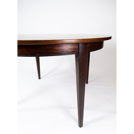 Image 1 of Vintage palissander eettafel van Omann Junior 1960
