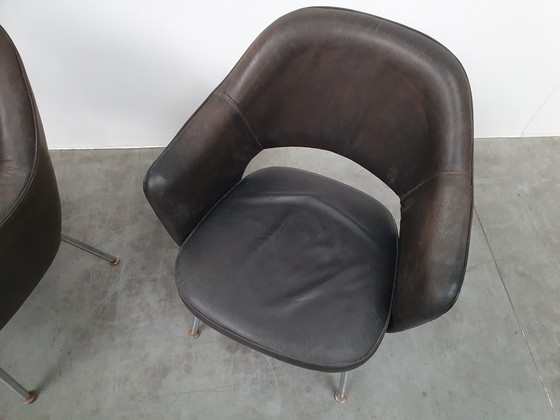 Image 1 of Saarinen Knoll Executive Armstoel De Coene vintage