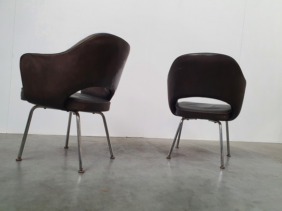 Image 1 of Saarinen Knoll Executive Armstoel De Coene vintage