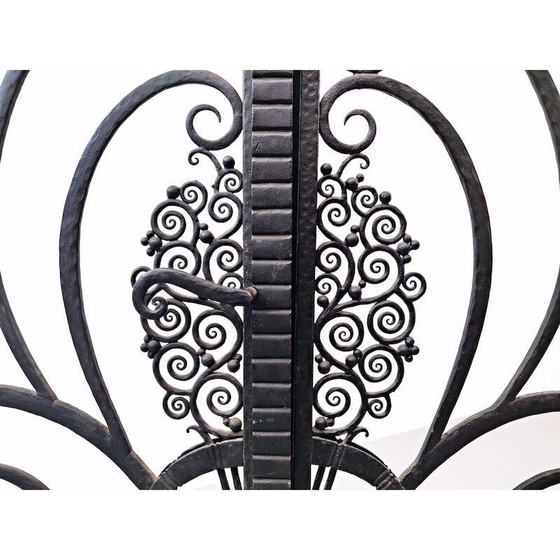 Image 1 of Vintage smeedijzeren rooster, 1940