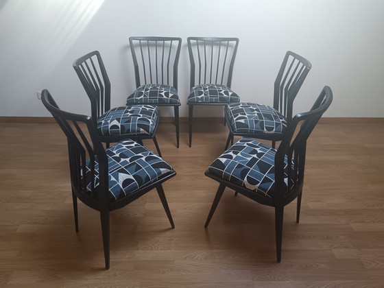 Image 1 of Stoelen (set van 6) Deigner Maurizio Tempestini Zeldzaam