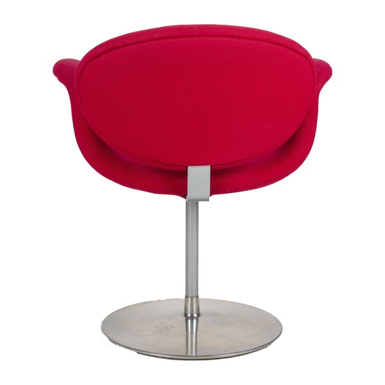 Image 1 of Red Tulip Chair By Pierre Paulin For Artifort