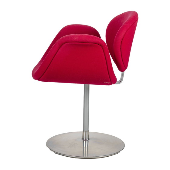 Image 1 of Red Tulip Chair By Pierre Paulin For Artifort