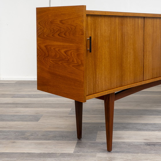 Image 1 of Vintage dressoir teak, schuifdeuren, 233cm