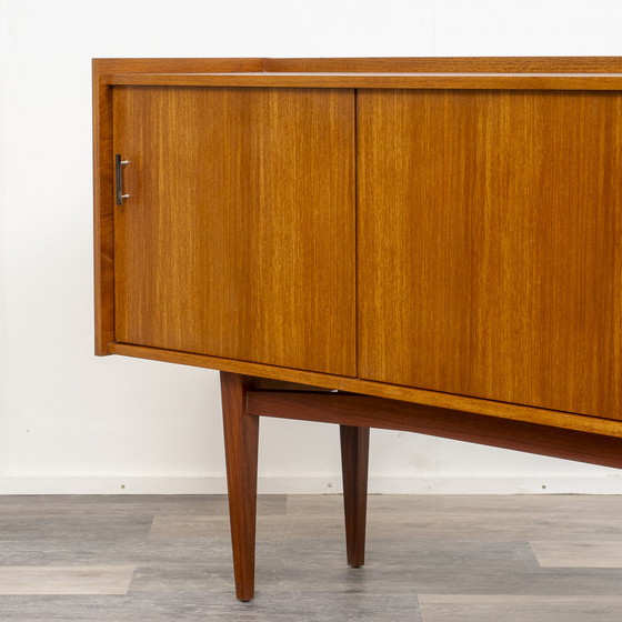 Image 1 of Vintage dressoir teak, schuifdeuren, 233cm