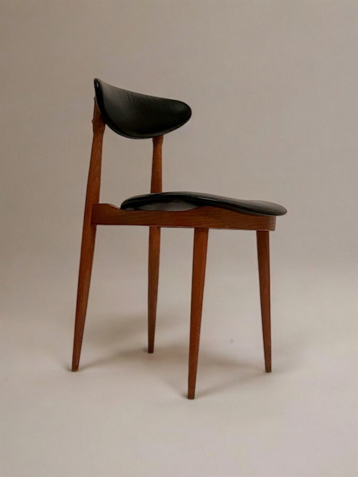 Pierre Guariche - Suite De Six Chaises "Licorne" - Éditions Baumann - C. 1960 - Frankrijk -