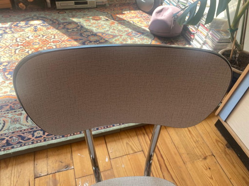 2x Formica stoelen