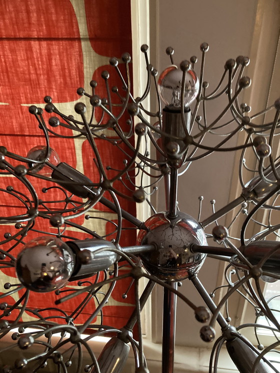 Image 1 of Vintage 60-Er Jaren Sputnik Steampunk Staande Lamp