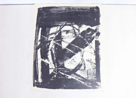 Image 1 of Litho van de Zwitserse kunstenaar Bernd Völkle 1963