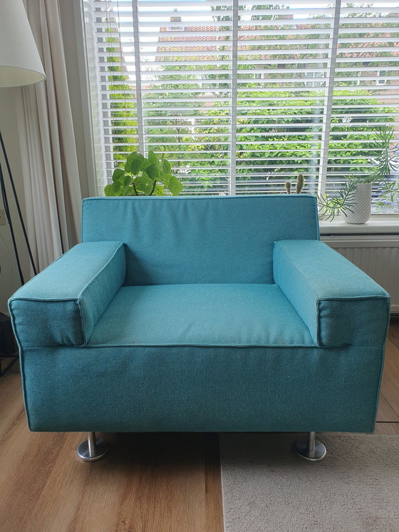 Image 1 of Goossens fauteuil turquoise