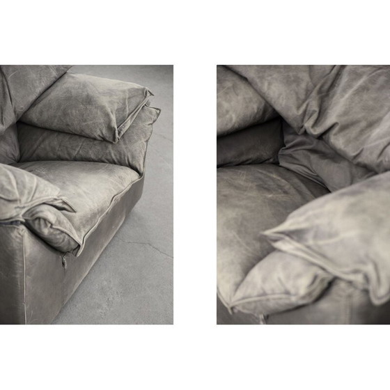 Image 1 of Vintage Deense Monza leren fauteuil van Jens Juul Eilersen voor Niels Eilersen, 1970